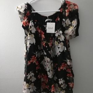 Elena baldi Small top floral silk